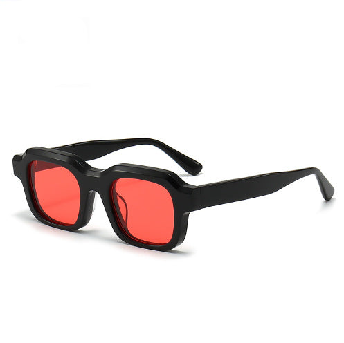 VUE Thick Acetate Gradient Stitch Sunglasses - Unisex