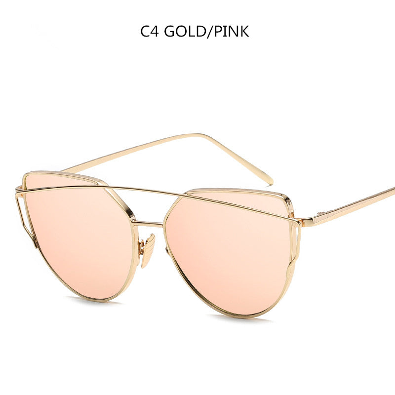 VUE Sharp-Edge Cat Eye Sunglasses