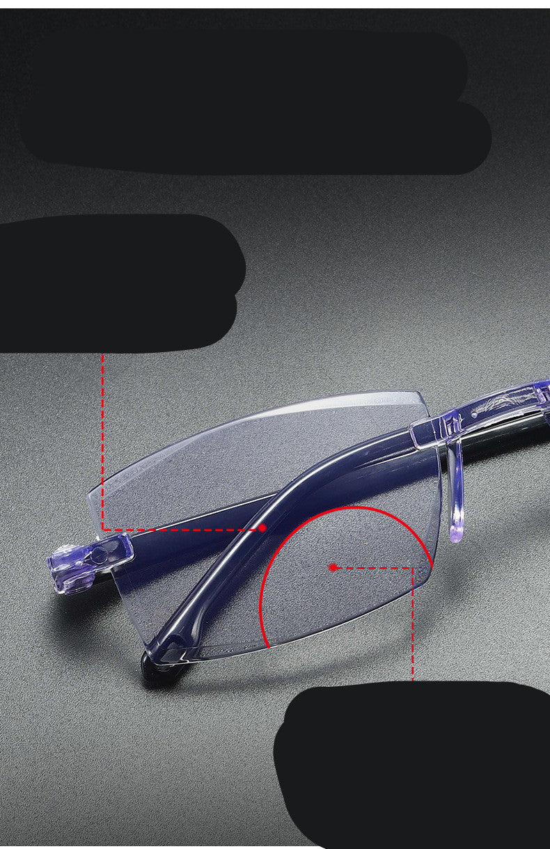 VUE Rimless Design (Bifocal) Anti Blue Light - Bifocal Reading Glasses