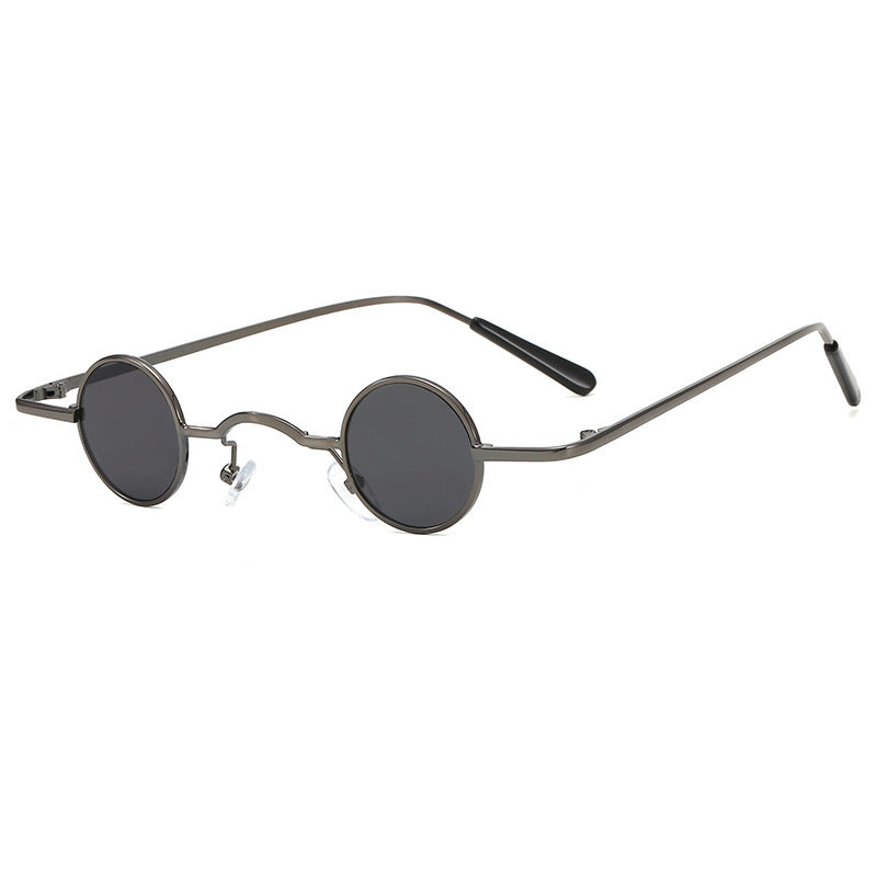 VUE Retro Micro Round Metal Frame Sunglasses – Unisex Hip-Hop Prince Style