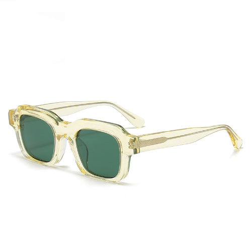 VUE Thick Acetate Gradient Stitch Sunglasses - Unisex