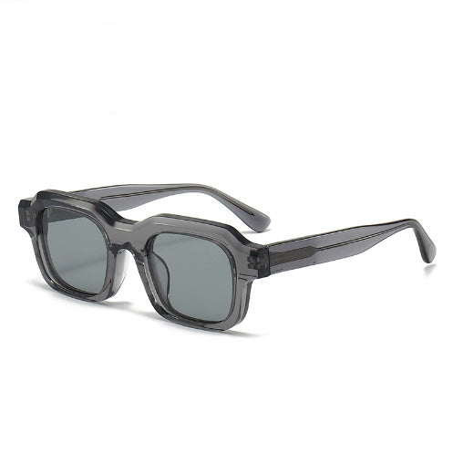 VUE Thick Acetate Gradient Stitch Sunglasses - Unisex