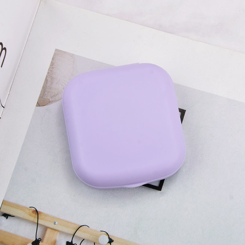 VUE Compact Frosted Candy Color Contact Lens Case – Lightweight & Travel-Friendly
