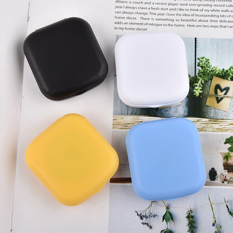 VUE Compact Frosted Candy Color Contact Lens Case – Lightweight & Travel-Friendly