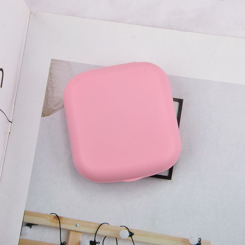 VUE Compact Frosted Candy Color Contact Lens Case – Lightweight & Travel-Friendly