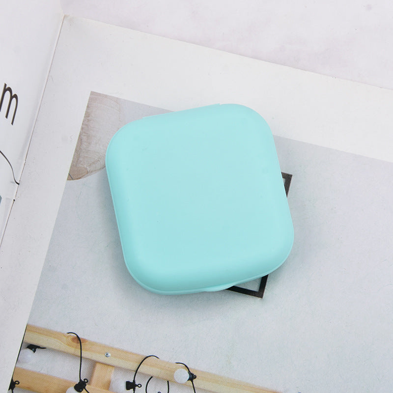 VUE Compact Frosted Candy Color Contact Lens Case – Lightweight & Travel-Friendly