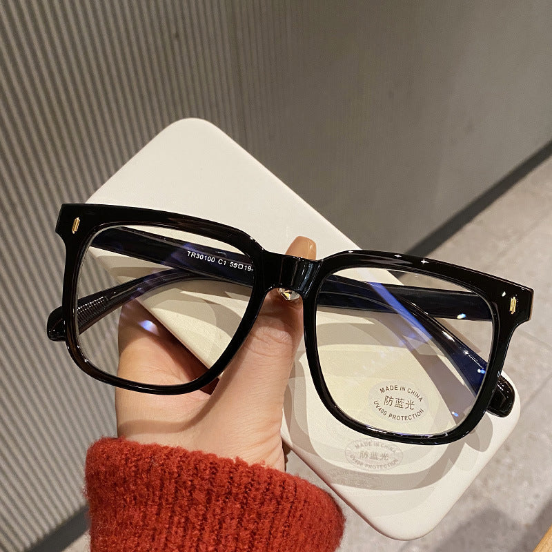 VUE Retro Matte Black Frames - Anti Blue Light Glasses