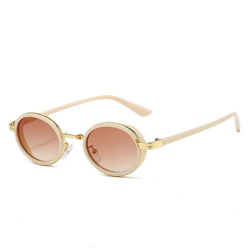 VUE Oval Small Frame Retro Sunglasses – Vintage Style Meets Modern Edge