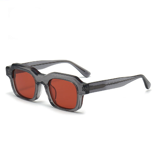 VUE Thick Acetate Gradient Stitch Sunglasses - Unisex
