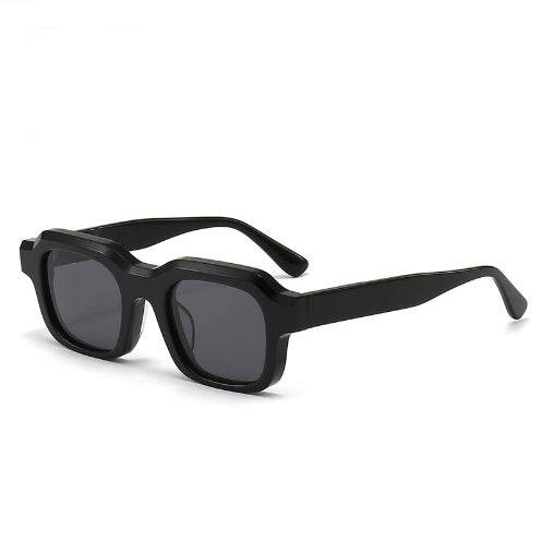 VUE Thick Acetate Gradient Stitch Sunglasses - Unisex