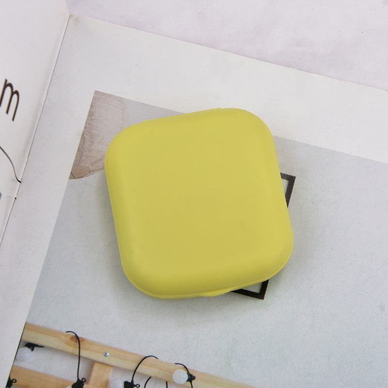 VUE Compact Frosted Candy Color Contact Lens Case – Lightweight & Travel-Friendly