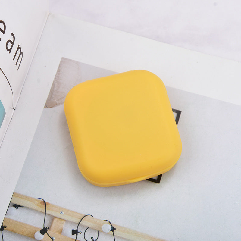 VUE Compact Frosted Candy Color Contact Lens Case – Lightweight & Travel-Friendly
