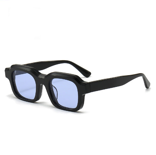 VUE Thick Acetate Gradient Stitch Sunglasses - Unisex