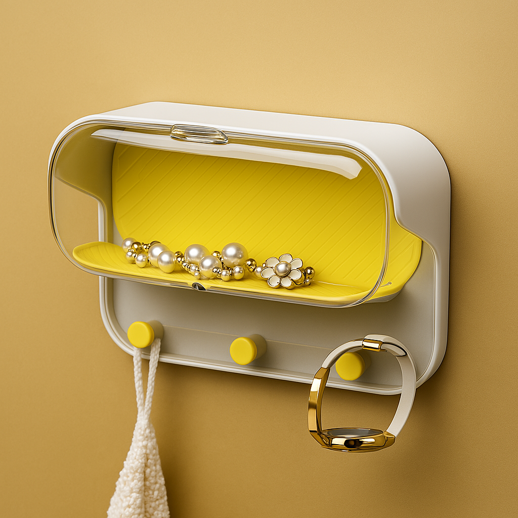 VUE Wall-Mounted Storage Box – Punch-Free Organizer (4.7/5⭐)